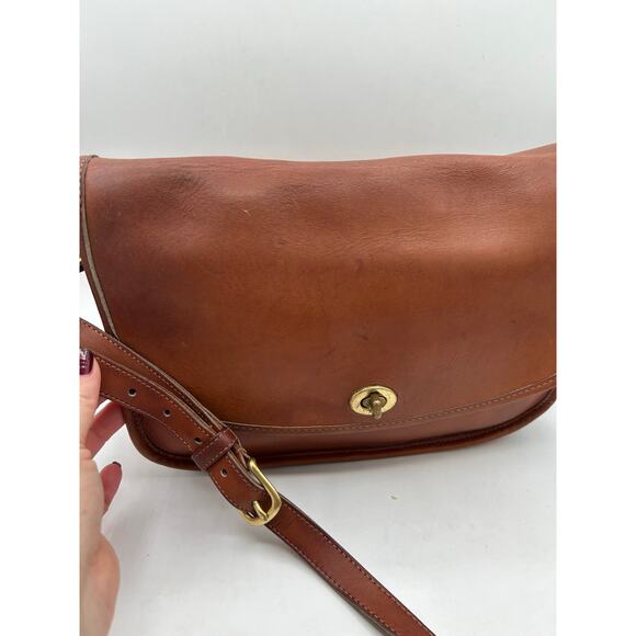 COACH City Bag 9790 Vintage British Tan
Leather Crossbody Shoulder Purse RARE - Picture 4 of 16